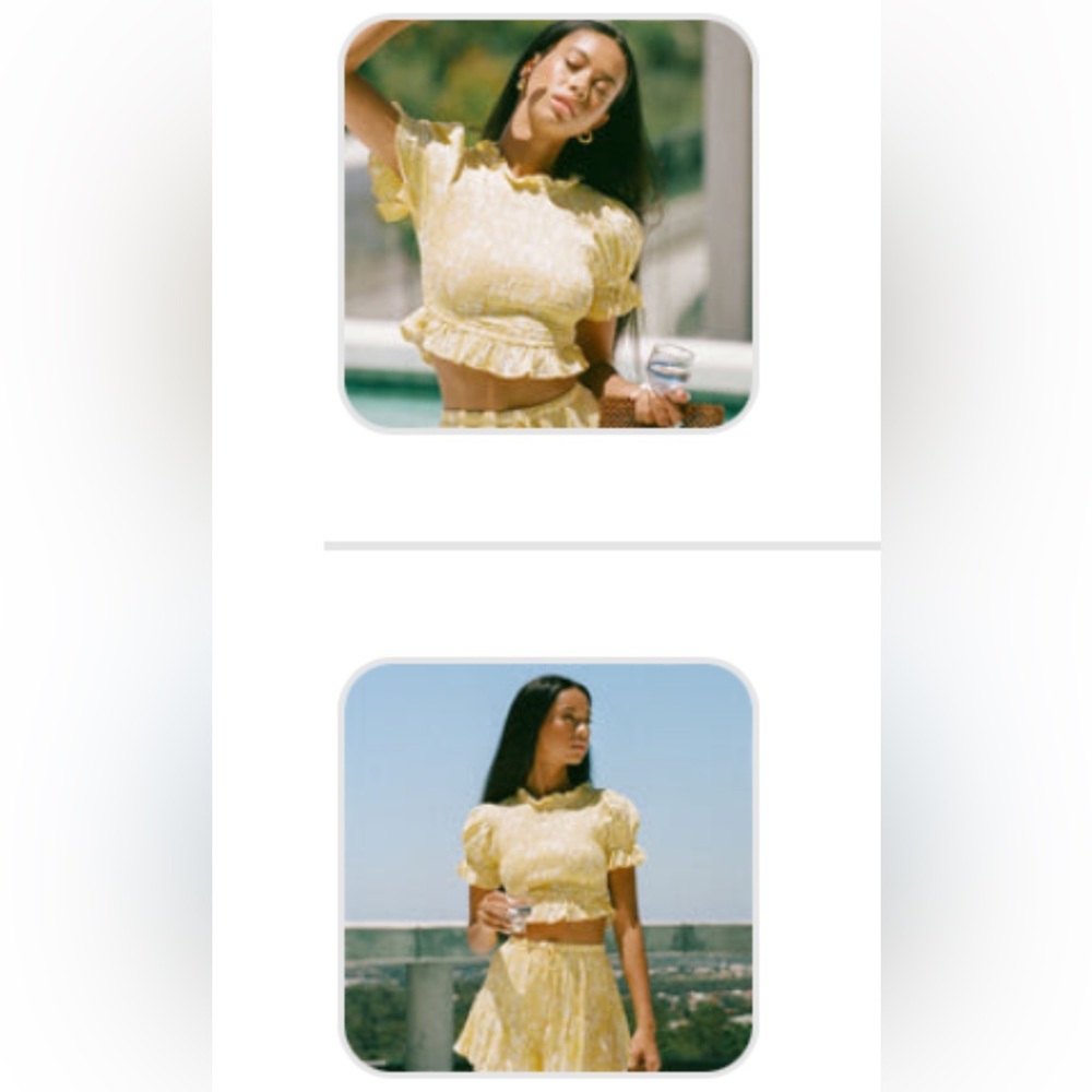 Yellow summer set